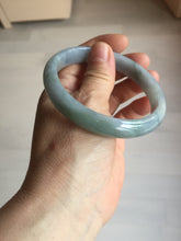 Load image into Gallery viewer, 60mm Certified Type A 100% Natural watery green purple Jadeite Jade bangle BQ57-6883
