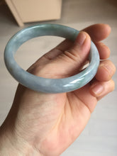 Load image into Gallery viewer, 60mm Certified Type A 100% Natural watery green purple Jadeite Jade bangle BQ57-6883
