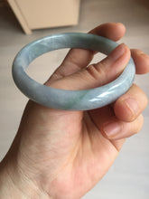 Load image into Gallery viewer, 60mm Certified Type A 100% Natural watery green purple Jadeite Jade bangle BQ57-6883
