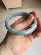 Load image into Gallery viewer, 60mm Certified Type A 100% Natural watery green purple Jadeite Jade bangle BQ57-6883
