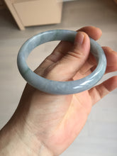 Load image into Gallery viewer, 60mm Certified Type A 100% Natural watery green purple Jadeite Jade bangle BQ57-6883
