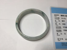 Load image into Gallery viewer, 54mm certified Type A 100% Natural green yellow purple thin Jadeite Jade bangle AY94-1341
