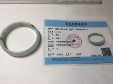 Load image into Gallery viewer, 54mm certified Type A 100% Natural green yellow purple thin Jadeite Jade bangle AY94-1341
