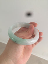 Load image into Gallery viewer, 55.6mm Certified type A 100% Natural icy watery light green Jadeite bangle AY24-1699
