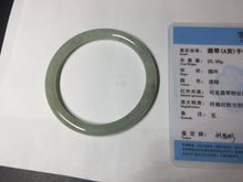 Load image into Gallery viewer, 57.8mm certified type A 100% Natural light green/red round cut jadeite jade bangle BM29-4514
