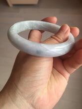 Load image into Gallery viewer, 61.5mm Certified Type A 100% Natura light green white purple Jadeite bangle X157-3819
