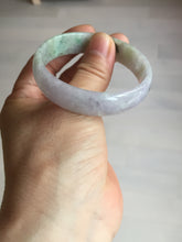 Load image into Gallery viewer, 50.5mm 100% natural Type A sunny green/purple jadeite jade bangle BP14
