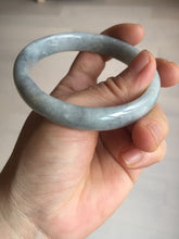 Load image into Gallery viewer, 59mm Certified Type A 100% Natural green gray black(Wuji, 淡乌鸡) Jadeite Jade bangle BQ55-6886
