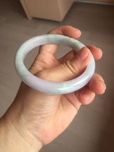 Load image into Gallery viewer, 59.1mm Certified Type A 100% Natura light green white purple slim Jadeite bangle X158-3832
