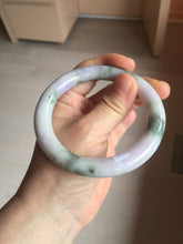 Load image into Gallery viewer, 58.8mm Certified Type A 100% Natural earthy brown green purple yellow jadeite Jade bangle  PB162-1102
