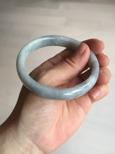 Load image into Gallery viewer, 59mm Certified Type A 100% Natural green gray black(Wuji, 淡乌鸡) Jadeite Jade bangle BQ55-6886
