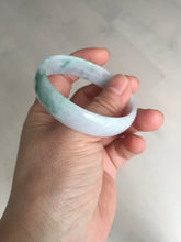 Load image into Gallery viewer, 53mm certified Type A 100% Natural sunny green light purple thin Jadeite Jade bangle AY95-1342
