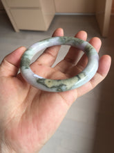 Load image into Gallery viewer, 58.8mm Certified Type A 100% Natural earthy brown green purple yellow jadeite Jade bangle  PB162-1102
