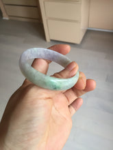 Load image into Gallery viewer, 50.5mm 100% natural Type A sunny green/purple jadeite jade bangle BP14
