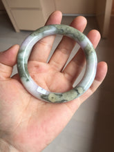 Load image into Gallery viewer, 58.8mm Certified Type A 100% Natural earthy brown green purple yellow jadeite Jade bangle  PB162-1102

