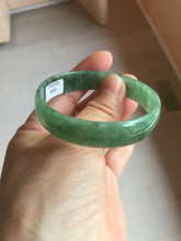 Load image into Gallery viewer, 52.8mm certified 100% natural Type A forest green dark green jadeite jade bangle BP15-8593
