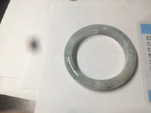 Load image into Gallery viewer, 53.4mm Certified Type A 100% Natural green/white/purple Jadeite Jade bangle AX42-7719
