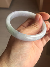 Load image into Gallery viewer, 53mm Certified Type A 100% Natural light green white purple Jadeite bangle X160-3838
