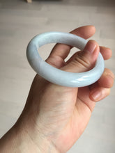 Load image into Gallery viewer, 54.5mm Certified Type A 100% Natural light green purple Jadeite Jade bangle BQ53-8179
