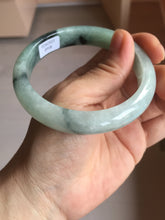 Load image into Gallery viewer, 59mm Certified Type A 100% Natural icy watery light green dark green Jadeite Jade bangle BP37-8908
