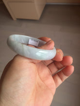 Load image into Gallery viewer, 52.5mm Certified Type A 100% Natural light green white purple Jadeite bangle AU1-3836
