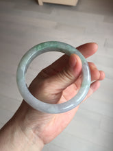 Load image into Gallery viewer, 58.5mm certified Type A 100% Natural green/red/gray/purple (FU LU SHOU) Jadeite Jade bangle BL79-8646 BL79-8646
