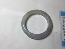 Load image into Gallery viewer, 53.8mm certified 100% natural Type A icy water light green/pule/brown/gray(FU LU SHOU) jadeite jade bangle BP159-5038
