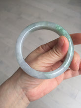 Load image into Gallery viewer, 58.5mm certified Type A 100% Natural green/red/gray/purple (FU LU SHOU) Jadeite Jade bangle BL79-8646 BL79-8646
