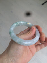 Load image into Gallery viewer, 54.4mm Certified Type A 100% Natural green/white/purple Jadeite Jade bangle AX43-7720
