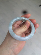 Load image into Gallery viewer, 54.4mm Certified Type A 100% Natural green/white/purple Jadeite Jade bangle AX43-7720
