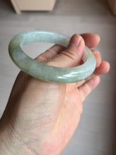 Load image into Gallery viewer, 53.8mm certified 100% natural Type A icy watery green brown purple  jadeite jade bangle BL113-9438
