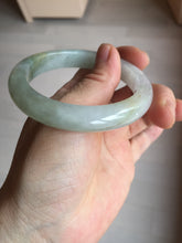 Load image into Gallery viewer, 53.8mm certified 100% natural Type A icy watery green brown purple  jadeite jade bangle BL113-9438
