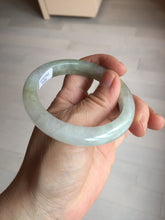 Load image into Gallery viewer, 53.8mm certified 100% natural Type A icy watery green brown purple  jadeite jade bangle BL113-9438
