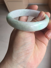 Load image into Gallery viewer, 57mm certified 100% natural sunny green/purple/yellow/white(FU LU SHOU) jadeite jade bangle AS85-7082
