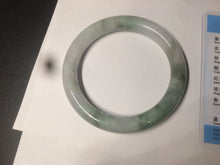 Load image into Gallery viewer, 59.4mm Certified Type A 100% Natural green round cut Jadeite Jade bangle AZ126-2806
