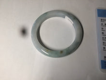 Load image into Gallery viewer, 53.9mm certified 100% natural Type A light green/brown Jadeite jade bangle AE65-7847
