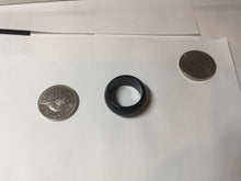 Load image into Gallery viewer, 17.1mm size 6 3/4 100% natural type A black/dark green (Mocui, 墨翠) broad jadeite jade band ring thumb ring BK105
