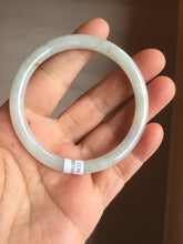Load image into Gallery viewer, 52.1mm certified Type A 100% Natural icy green/orange slim round cut Jadeite Jade bangle PB101-9133
