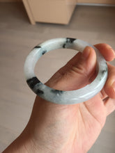 Load image into Gallery viewer, 53.8mm certificated Type A 100% Natural light green/white jadeite jade bangle BK100-2343
