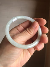Load image into Gallery viewer, 52.1mm certified Type A 100% Natural icy green/orange slim round cut Jadeite Jade bangle PB101-9133

