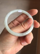Load image into Gallery viewer, 52.1mm certified Type A 100% Natural icy green/orange slim round cut Jadeite Jade bangle PB101-9133
