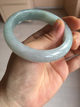 Load image into Gallery viewer, 53.5mm certified 100% natural Type A light green/purple jadeite jade bangle BP34-3401
