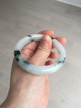 Load image into Gallery viewer, 53.8mm certificated Type A 100% Natural light green/white jadeite jade bangle BK100-2343
