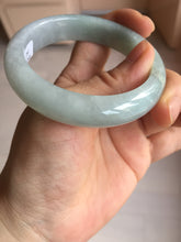 Load image into Gallery viewer, 53.5mm certified 100% natural Type A light green/purple jadeite jade bangle BP34-3401
