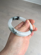 Load image into Gallery viewer, 53.8mm certificated Type A 100% Natural light green/white jadeite jade bangle BK100-2343
