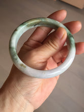 Load image into Gallery viewer, 60mm certificated Type A 100% Natural dark green/brown/purple/black Jadeite Jade bangle BG238-3280
