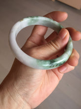 Load image into Gallery viewer, 60mm certificated Type A 100% Natural dark green/brown/purple/black Jadeite Jade bangle BG238-3280
