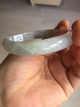 Load image into Gallery viewer, 59mm Certified Type A 100% Natural icy watery green purple Jadeite Jade bangle BQ48-6803
