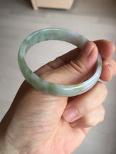 Load image into Gallery viewer, 53.5mm certified 100% natural Type A light watermelon rind green/yellow/purple jadeite jade bangle BL114-9428
