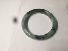 Load image into Gallery viewer, 55.5mm Certified Type A 100% Natural dark green/blue/black Jadeite Jade bangle AZ48-9770
